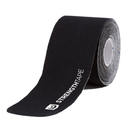Strengthtape Kinesiology Tape Black 5.00 Size 20 Pre-Cut Strips