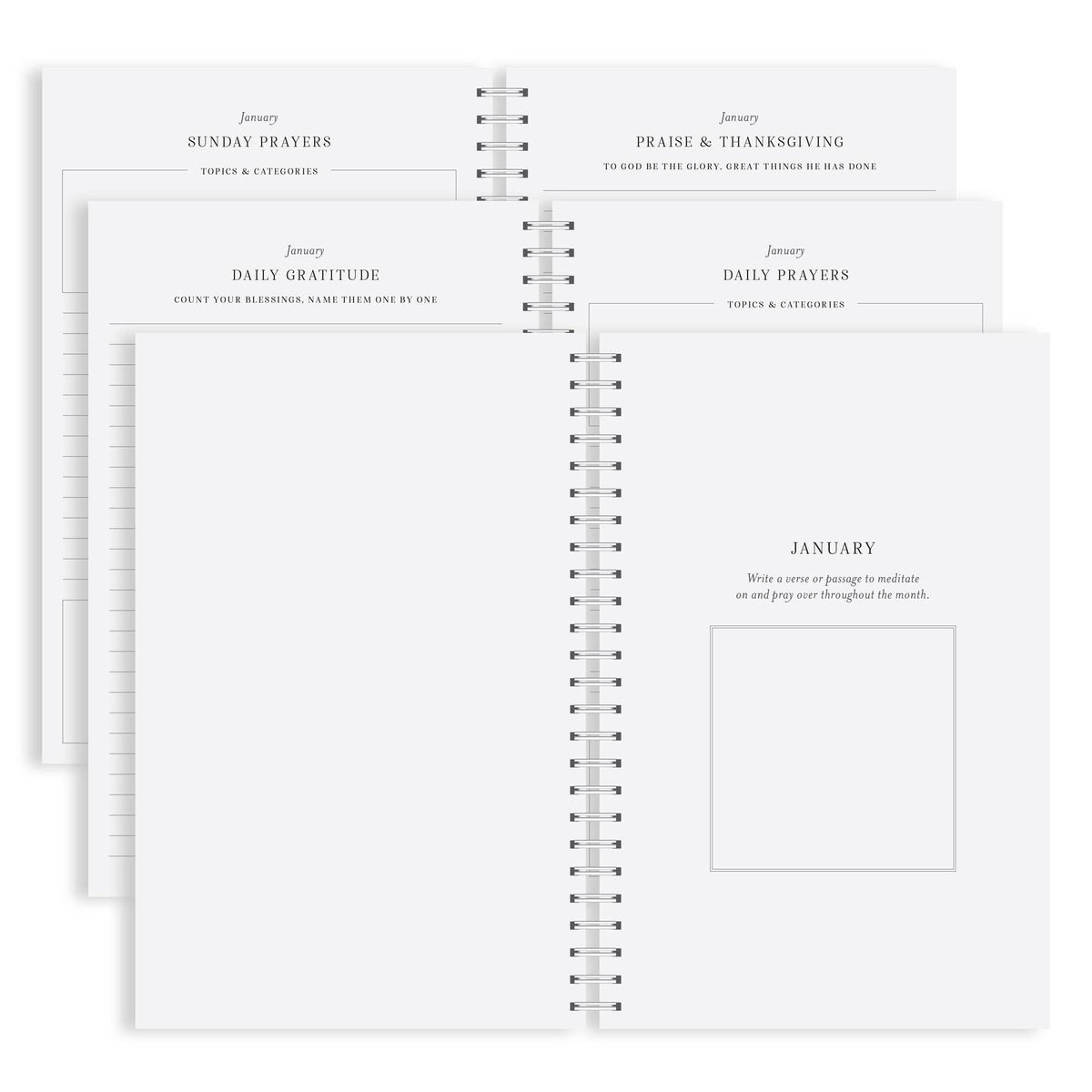 Yearly Prayer Journal, Olive Leaf