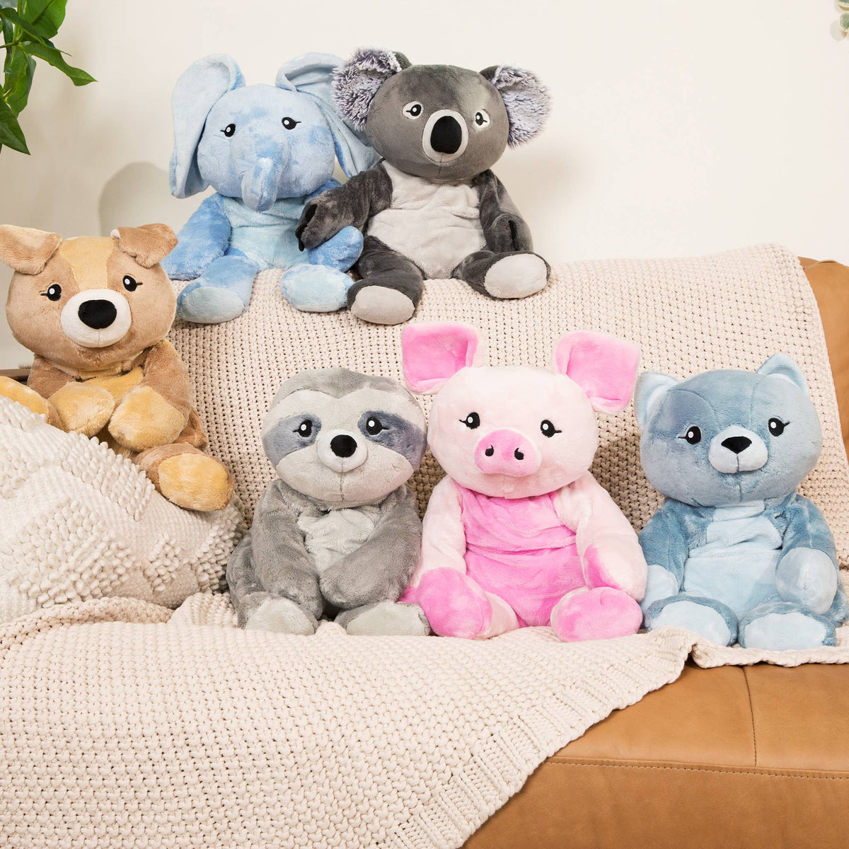 Emory the Elephant 4.5lb Weighted Plush Anxiety: Kids/Adults