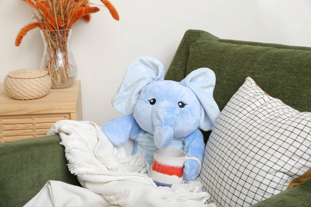 Emory the Elephant 4.5lb Weighted Plush Anxiety: Kids/Adults
