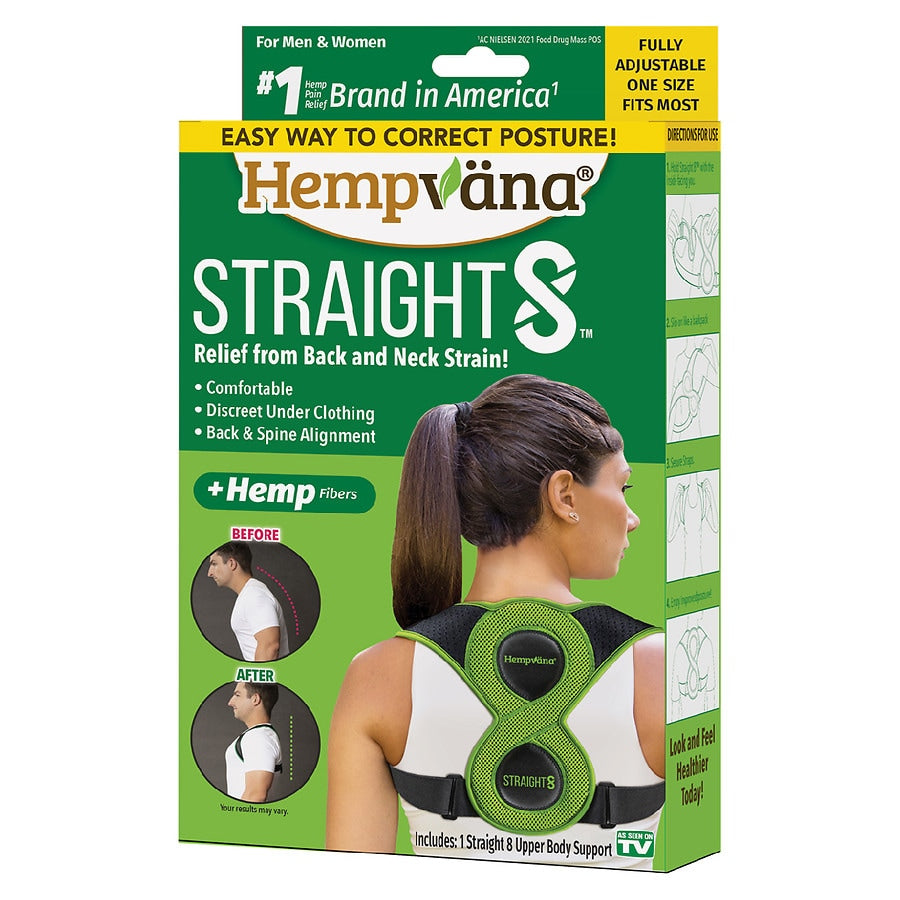 As Seen On TV Hempvana Straight 8, One Size, Pack of 1