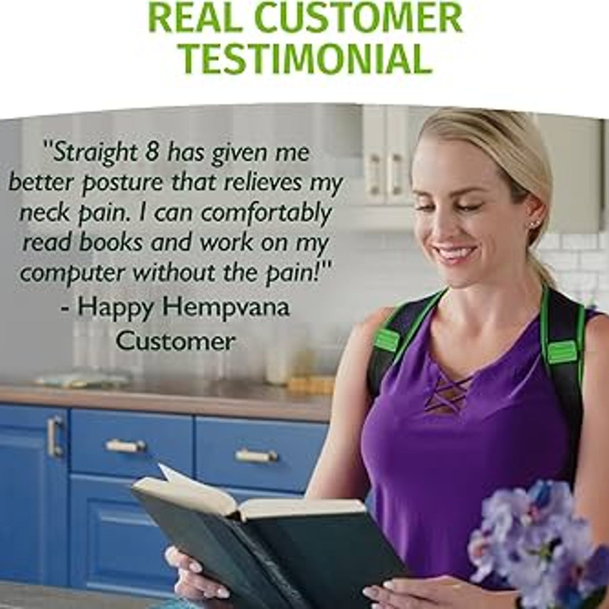 As Seen On TV Hempvana Straight 8, One Size, Pack of 1
