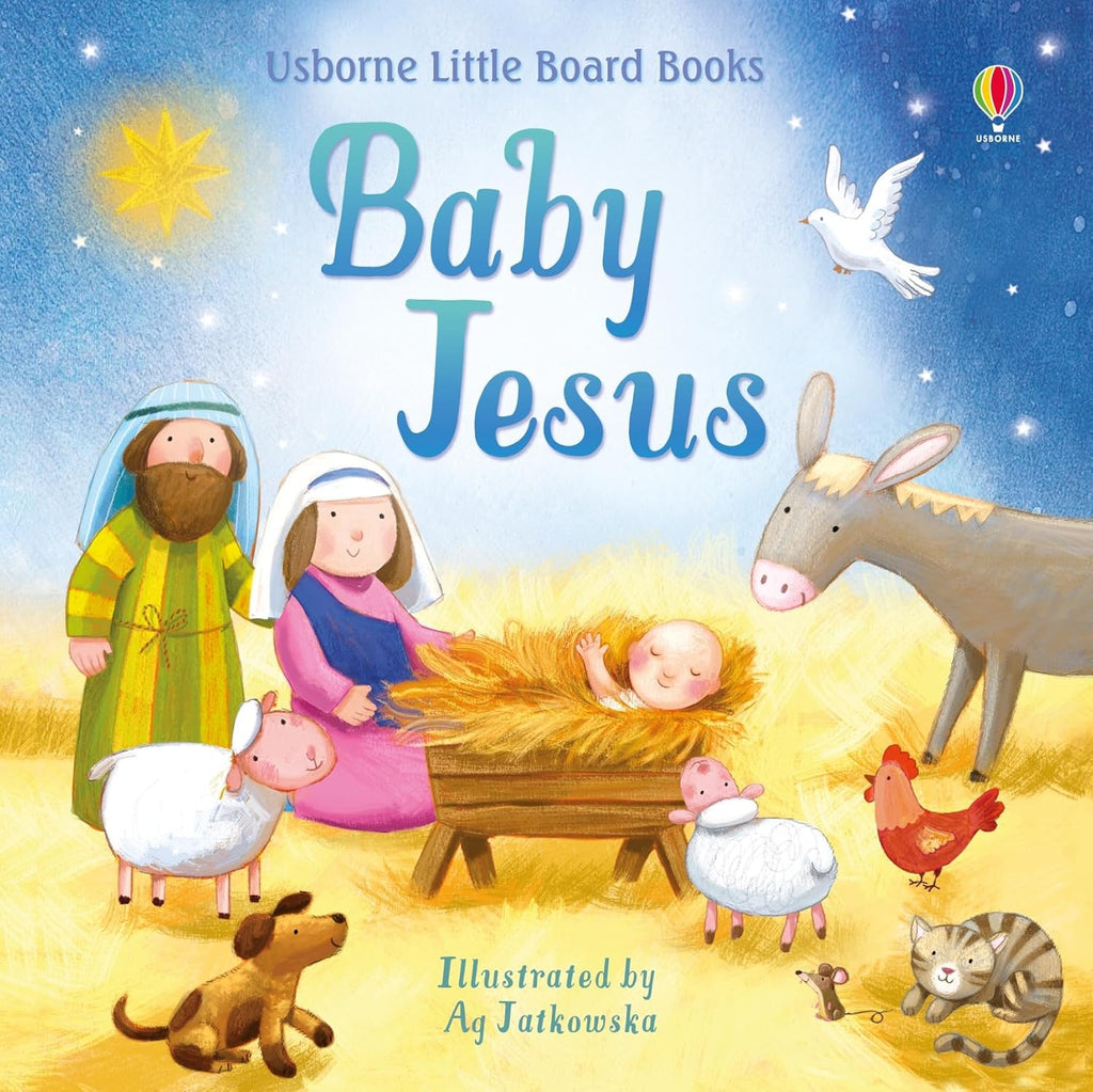 Baby Jesus: A Beautifully Illustrated Board Book About the Nativity for Children (Ages 2-4) (Little Board Books) Board book – January 7, 2025 by Lesley Sims (Author), Ag Jatkowska (Illustrator)
