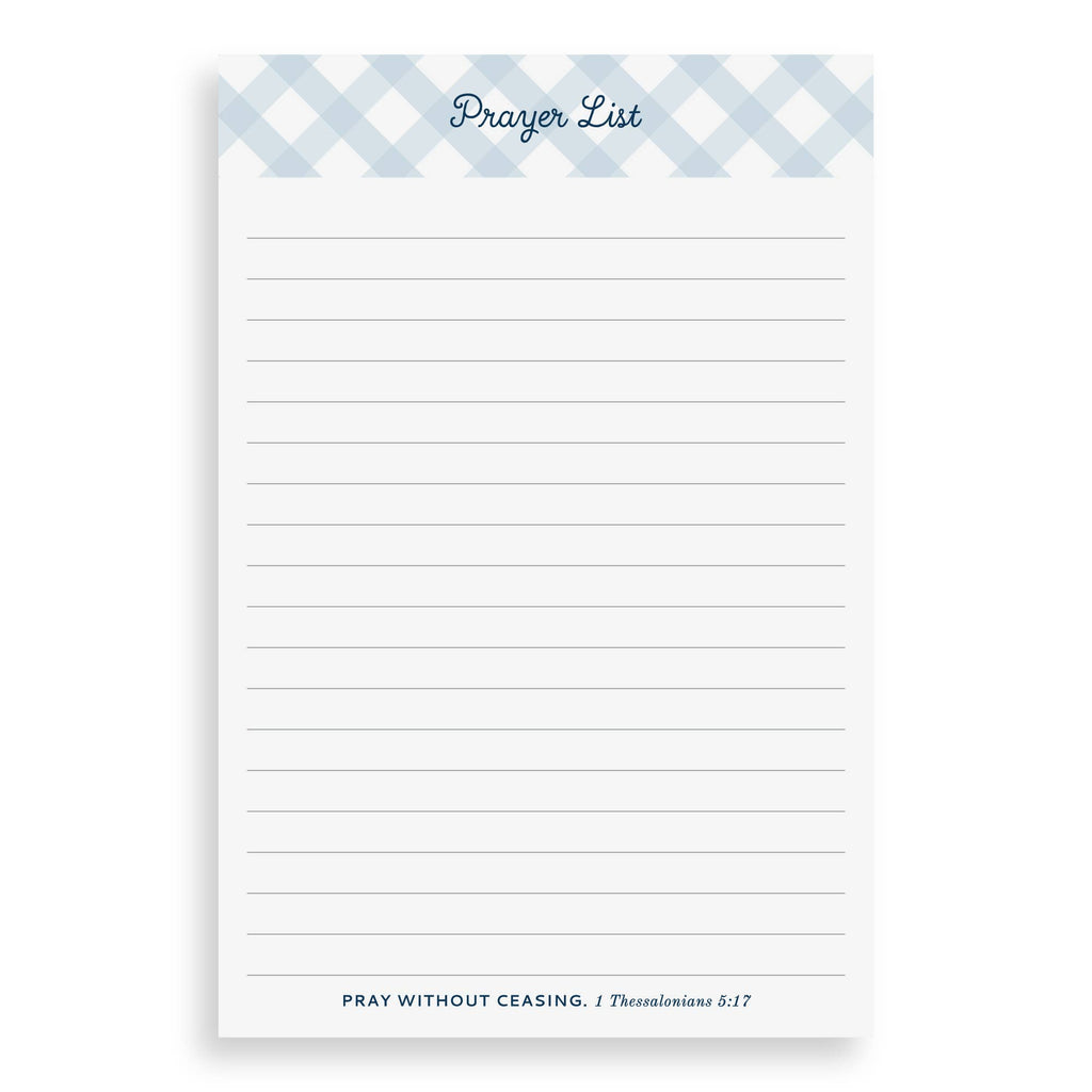 Notepad, Prayer List