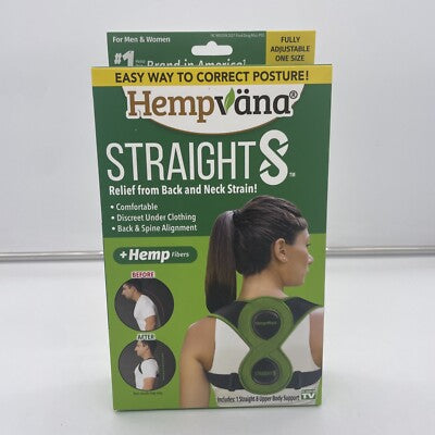 As Seen On TV Hempvana Straight 8, One Size, Pack of 1