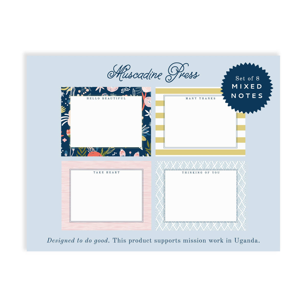 Boxed Stationery, Encourage Notes